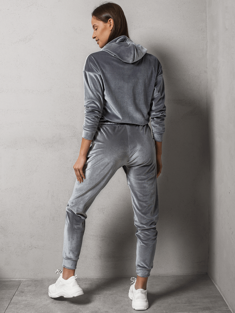 Komplet dresowy dwuczęściowy szary OZONEE O/13121