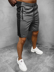 Spodenki dresowe męskie grafitowe OZONEE JS/68025