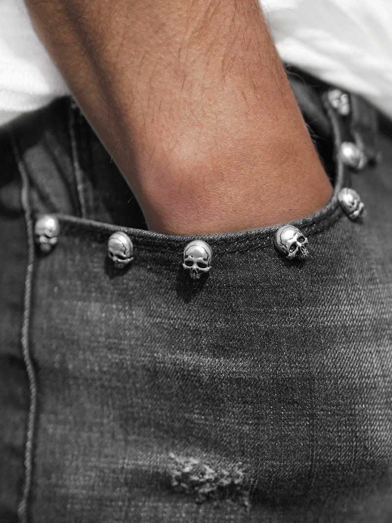 Чоловічі джинси Чорнi OZONEE NB/MP0057N