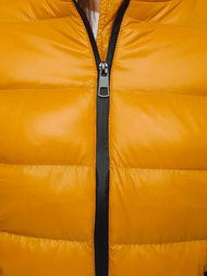 Kurtka pikowana damska pomarańczowa OZONEE JS/M23061/3