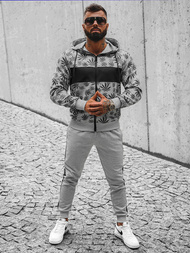 Чоловічий спортивний комплект ciрий OZONEE JS/C8119