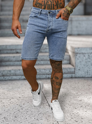 Шорти джинові чоловічі Яскраво-cинi OZONEE NB/MP0315BC