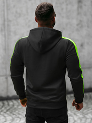 Толстовка чоловіча Чорно-Зелена OZONEE O/8B153/3/82