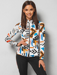 Komplet sportowy dwuczęściowy damski biało-czarny OZONEE O/20681Z