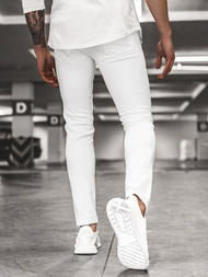 OZONEE B/8021 Штани чоловічі Бiлi