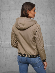 Kurtka damska beżowa OZONEE JS/16M9083/84