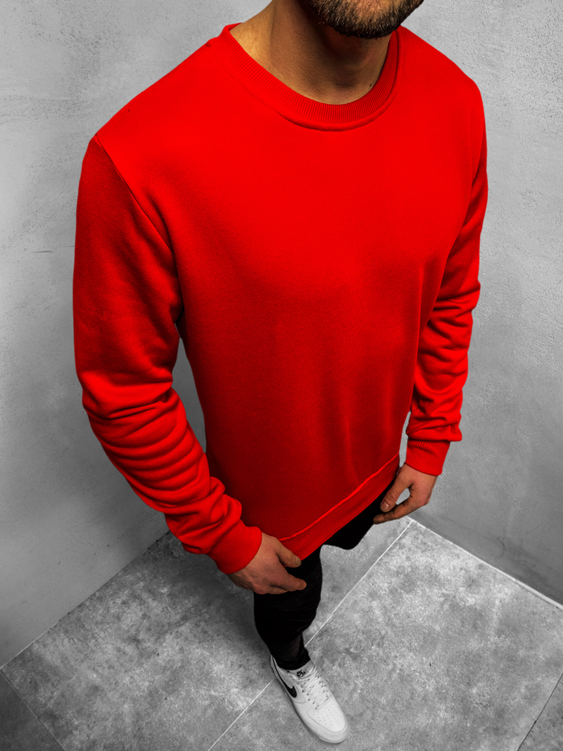 Bluza męska czerwona OZONEE JS/2018Z