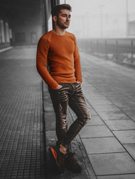 Spodnie męskie jeans czarne OZONEE O/B5678/1