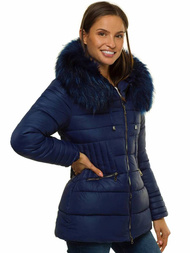 Kurtka zimowa damska granatowa OZONEE O/SW027/2