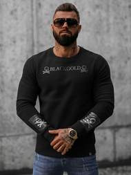 Толстовка чоловіча Чорна OZONEE NB/MF2001Z