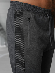 Spodnie dresowe męskie grafitowe OZONEE JS/15K1850/5