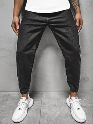 Spodnie męskie jogger czarne OZONEE O/3891