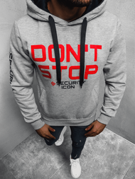 Bluza z kapturem męska szara OZONEE JS/Y10052