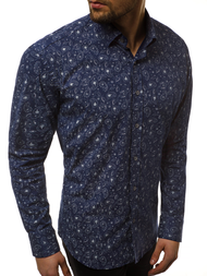 Koszula męska granatowa OZONEE B/K62