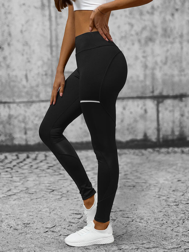 Legginsy damskie czarne OZONEE O/YY9260