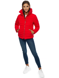 Куртка жіноча Червона/2 OZONEE JS/M23063/8