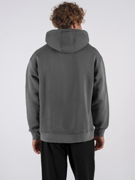 Bluza z kapturem oversize grafitowa OZONEE O/SWE23019Z