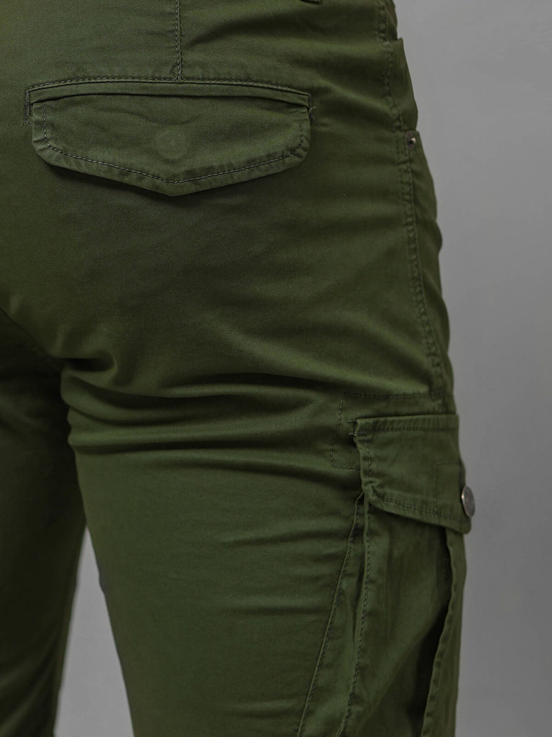 Spodenki męskie chino zielone OZONEE T/BB70011/3Z