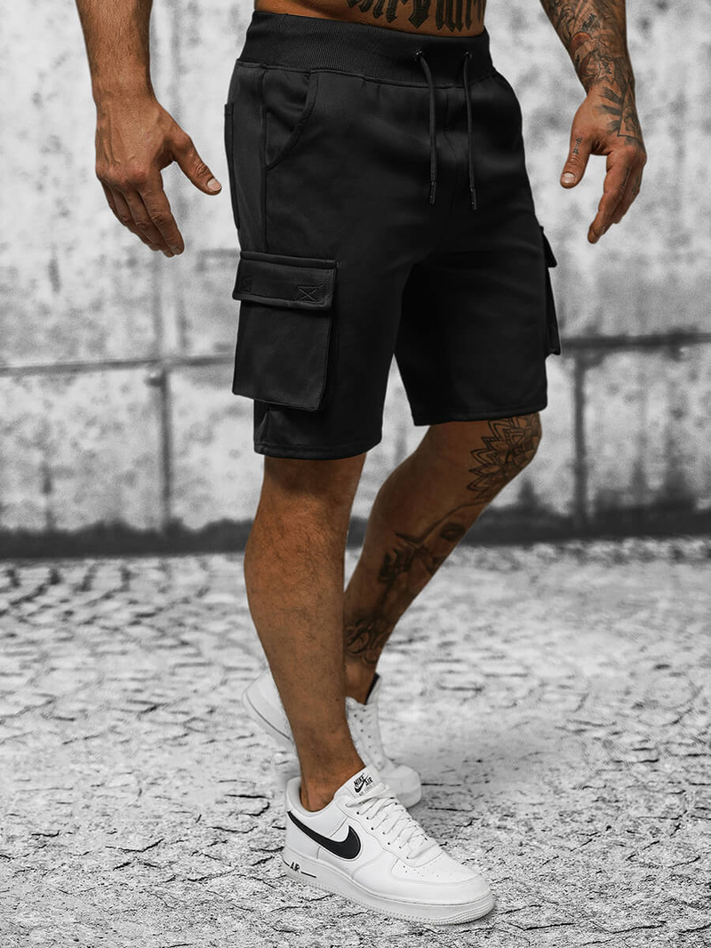 Шорти Чоловічі Чорнi OZONEE JS/8K1128/3