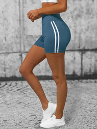 Legginsy krótkie damskie kolarki morskie OZONEE O/LK382