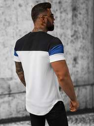 T-shirt męski biały OZONEE O/P1163