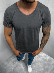 T-Shirt męski grafitowy OZONEE O/1210Z