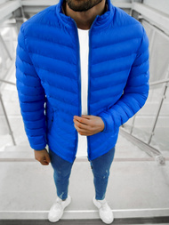 Kurtka męska przejściowa niebieska OZONEE JS/SM70