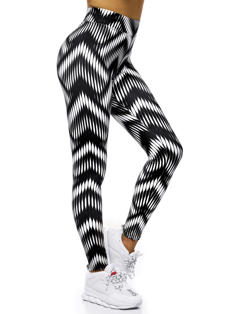 Лосіни жіночі Чорно-білі OZONEE O/20700