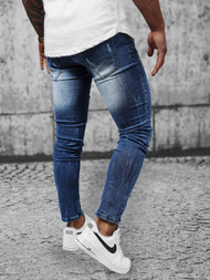 Spodnie jeansowe męskie niebieskie OZONEE NB/MP0026BZ