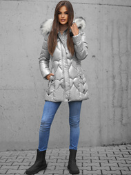 Куртка жіноча срібляста OZONEE JS/M9051/92