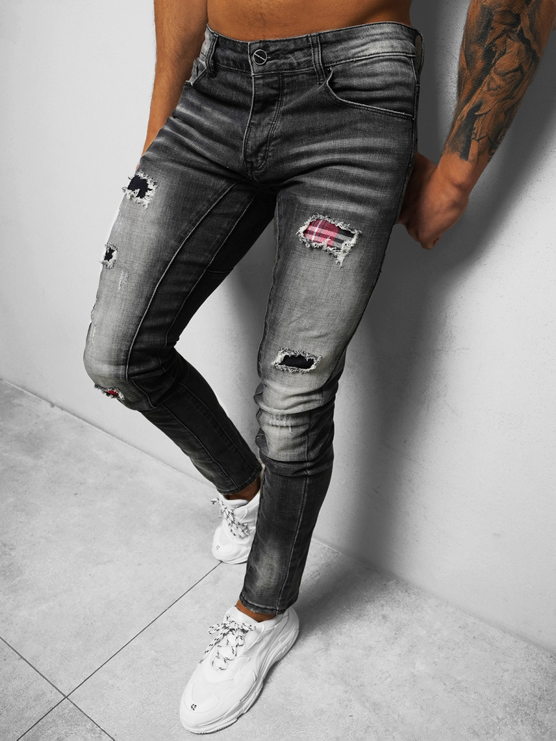 Чоловічі джинси Чорнi OZONEE NB/MP0050N