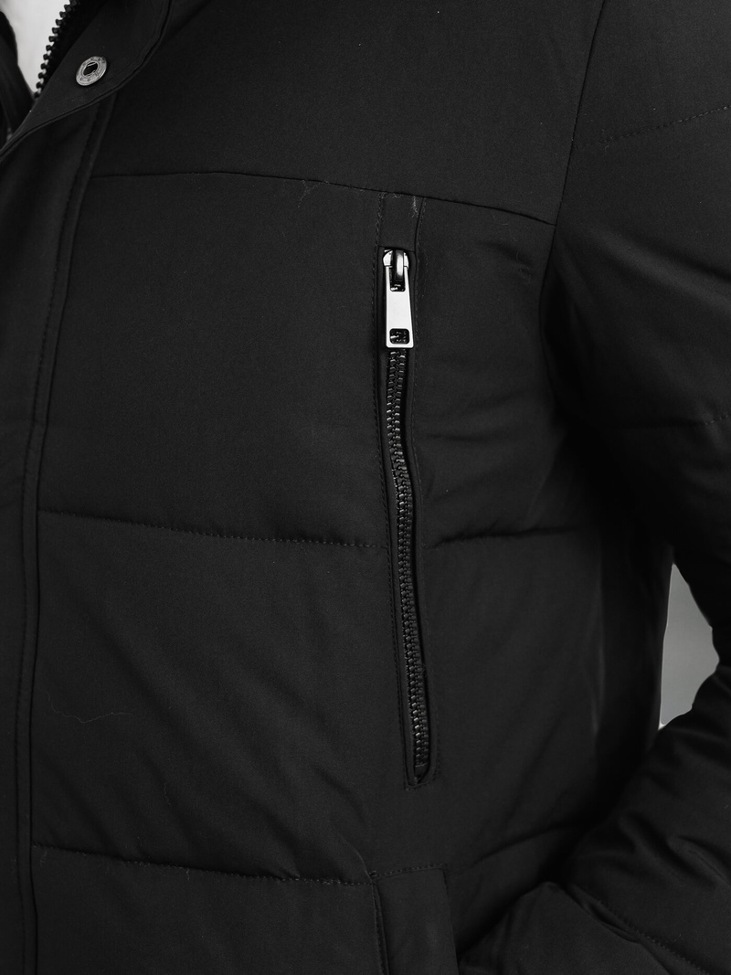 Куртка зимова чоловіча чорна OZONEE JS/25M9803/392