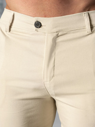 Чоловічі штани чинос Бежевi OZONEE O/P4049Z