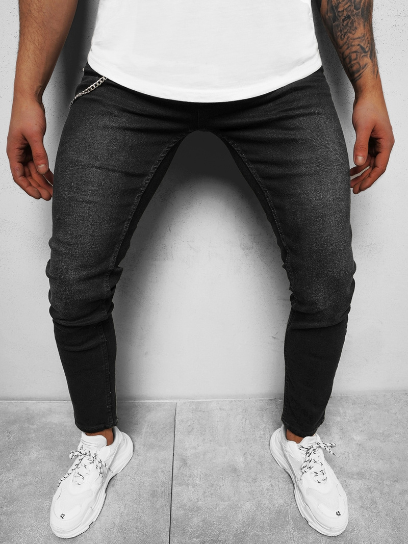 Чоловічі джинси Чорнi OZONEE O/WE1005