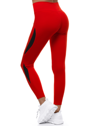 Legginsy damskie czerwone OZONEE JS/YW89002/5