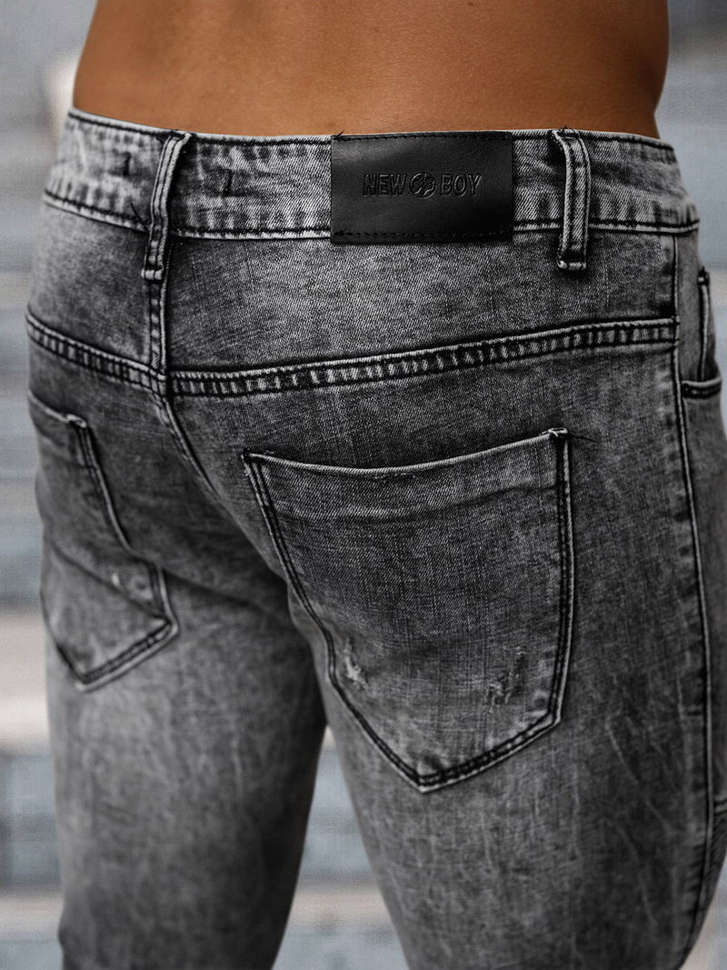 Чоловічі джинси Чорнi OZONEE NB/MP0069N