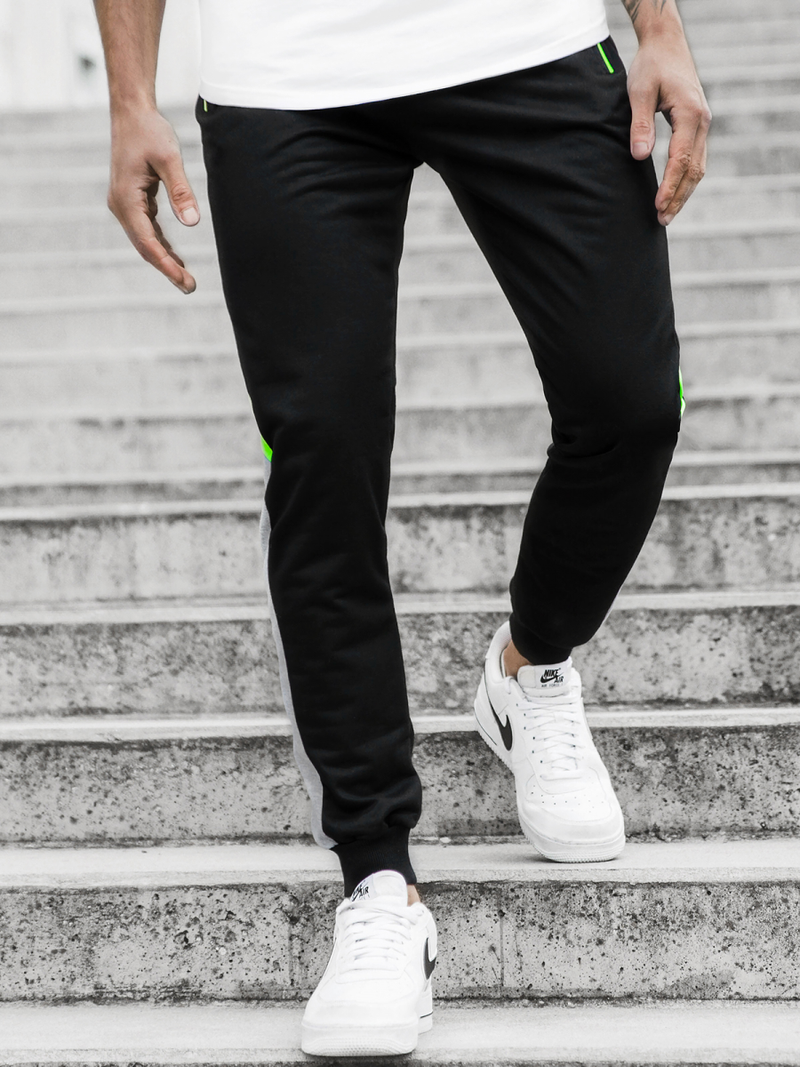 Штани спортивні чоловічі Чорнi OZONEE JS/YLB88009Z