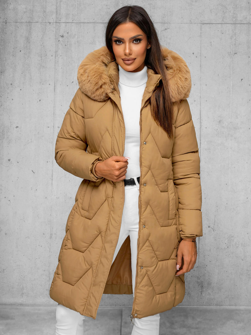 Куртка жіноча Бежева OZONEE JS/16M9202/62Z