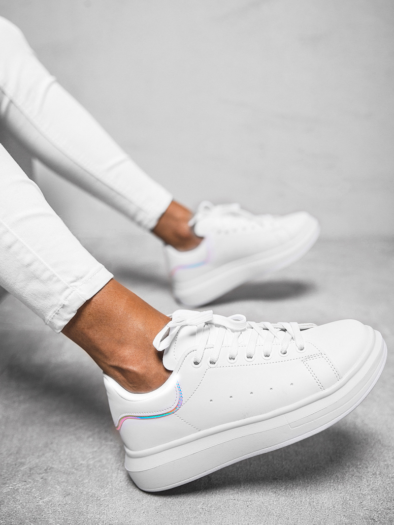 Sneakersy damskie białe OZONEE T/126