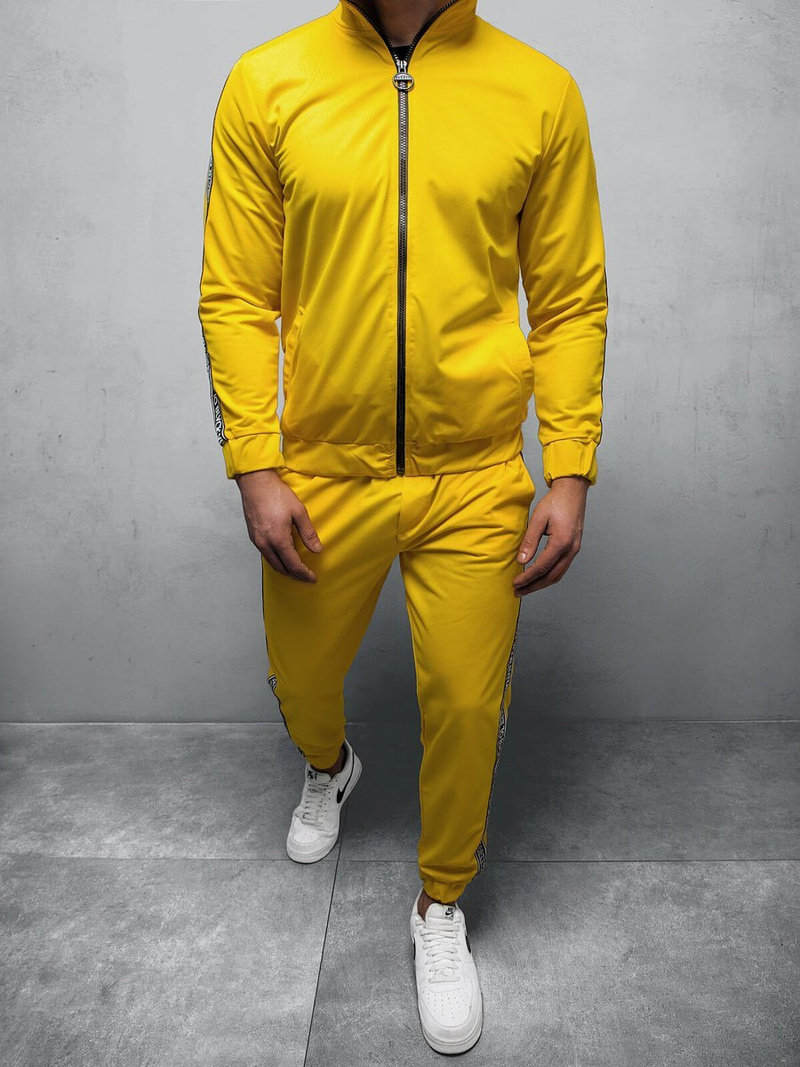 Bluza męska rozpinana żółta OZONEE B/10017