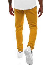 Spodnie dresowe męskie camelowe men/ck01