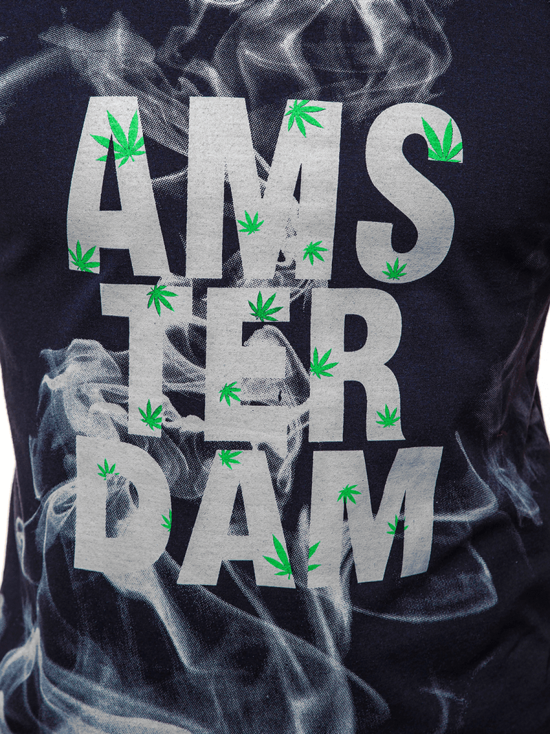 Футболка чоловіча Темно-Синi OZONEE O/BL76