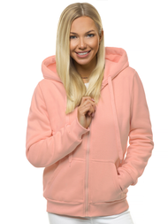 Жіноча Толстовка Персик OZONEE JS/W03/55Z