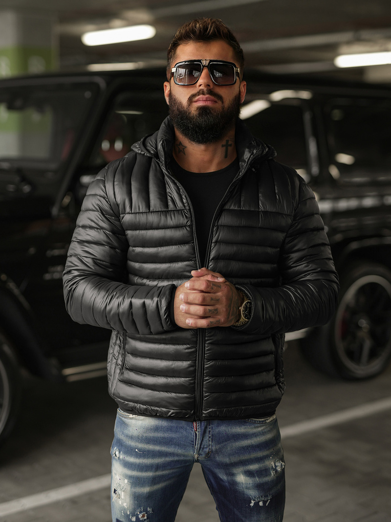 Куртка Чоловіча Чорна OZONEE JS/16M9336/392BZ