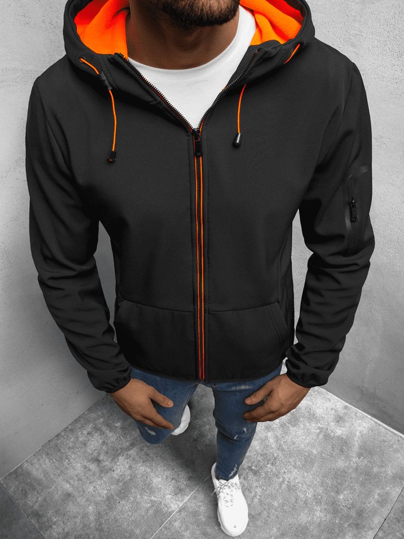 Куртка softshell чоловіча Чорна OZONEE JS/KS2180