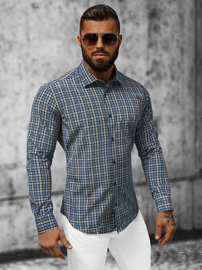 Сорочка чоловіча OZONEE O/0222Z