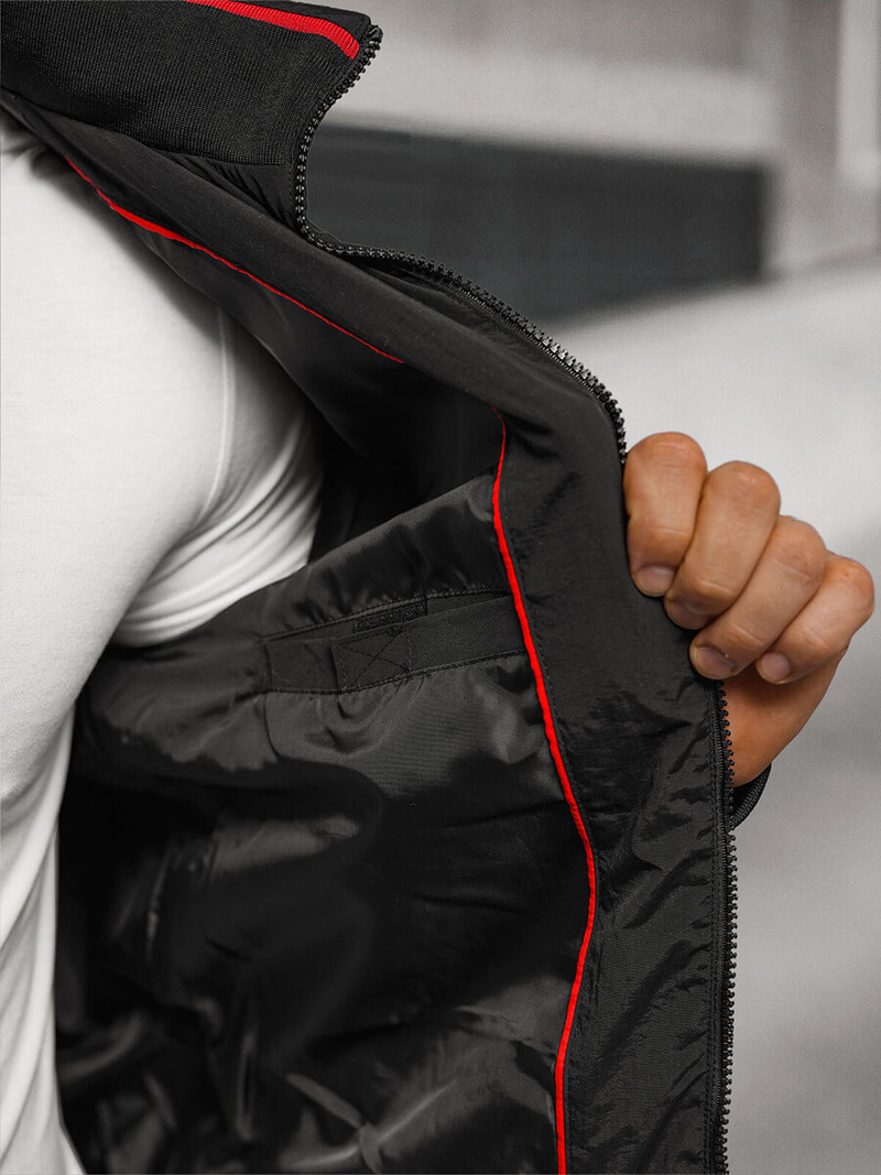 Куртка чоловіча чорна OZONEE JS/5M3211/392