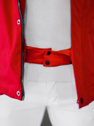 Kurtka zimowa męska czerwona OZONEE JS/91M9905/270