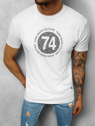 T-Shirt męski biały OZONEE NB/3003
