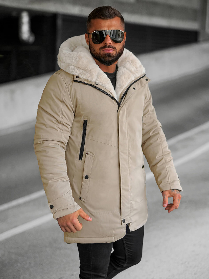 Куртка зимова чоловіча Бежева OZONEE JS/22M319/62Z